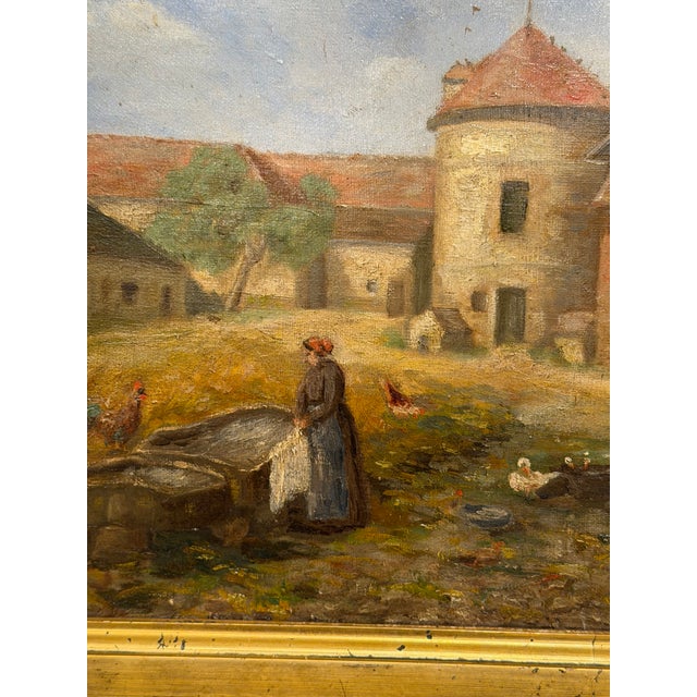 19th Century Oil on Canvas For Sale - Image 4 of 10