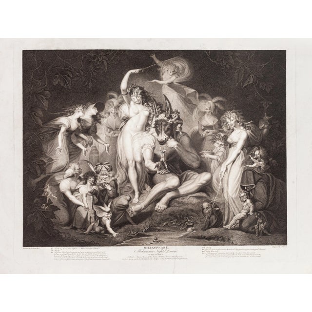 Shakespeare's Midsummer-Night's Dream- Etching-J.P. Simon After J.H. Fussli-1796 1796 For Sale - Image 4 of 4