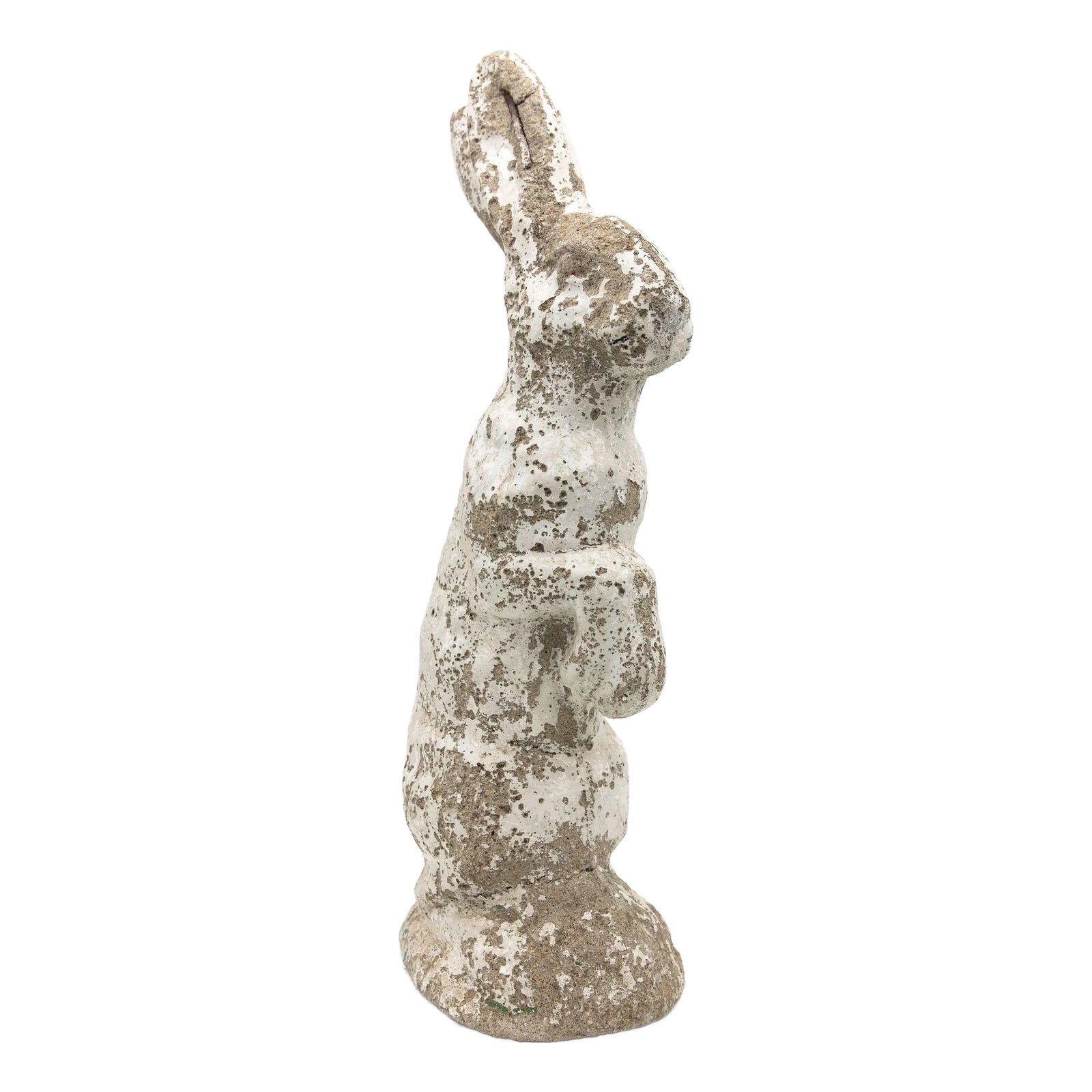 White Painted Reconstituted Stone Bunny, Rabbit, or Hare Garden ...
