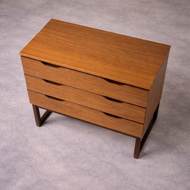 Mid-Century Modern Europa Formica and Teak Chest of Drawers, 1970s For Sale - Image 4 of 8