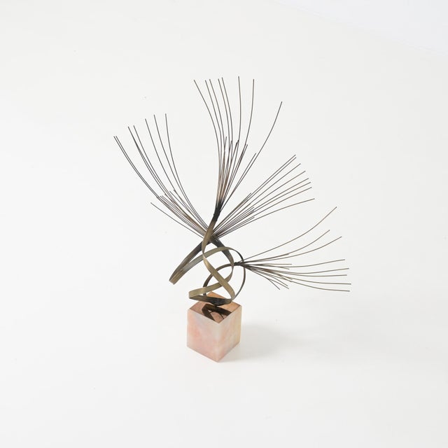 Gold Mid-Century Sculpture by Curtis Jere, 1970s For Sale - Image 8 of 18