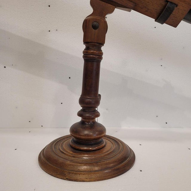 Tabletop Refracting Telescope in Wood and Leather, France, 1930s For Sale - Image 18 of 18