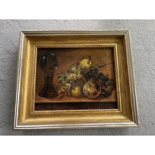 H. Seebacher, Still Life Composition, 1903, Oil Painting on Canvas, Framed For Sale - Image 9 of 9