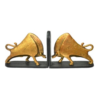 Bungalow 5 Gold Bisoni Bookends - a Pair For Sale