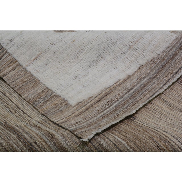 2010s Moroccan Hand Knotted Wool Rug, 10'x14' For Sale - Image 5 of 6