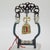 1980s Vintage Italian Silver 800 Chinese Ritual Bell on Stand by Etruria, Florence 1980s For Sale - Image 5 of 12