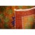 1920s Orange Branches Sprays Modern Floral Antique Chinese Knotted Art Deco Rug For Sale - Image 10 of 10