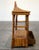 Sand Vintage Duquette Style Rattan Pagoda Hanging Shelf For Sale - Image 8 of 9