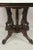 Antique Eastlake Victorian Marble Top Walnut Parlor Accent Side Table For Sale - Image 4 of 13