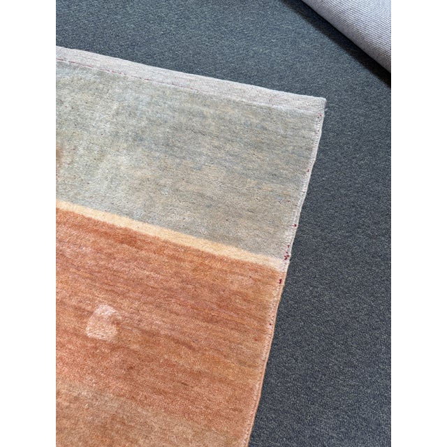 6ft 1in × 9ft 4in Post Modern Geometric Area Rug For Sale - Image 10 of 12