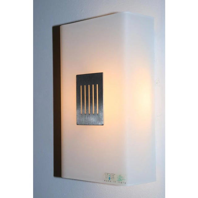 Eko Modern Murano Wall Lamp White Glass For Sale In New York - Image 6 of 11
