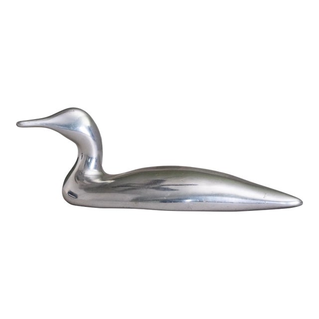 Vintage Hoselton Duck/Loon Paperweight/Sculpture For Sale