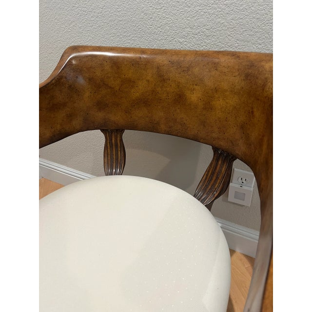 French Regency Lions Head Arm Desk Chair 1820's For Sale - Image 9 of 11