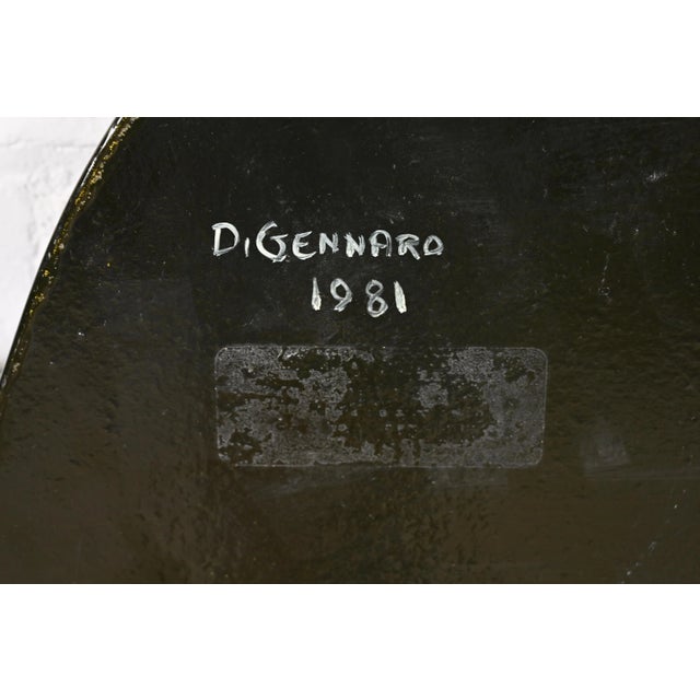 Ferdinand Digennaro Art Deco Studio Made Lacquered Wall Mirror For Sale - Image 12 of 13