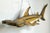 Mid-Century Modern Vintage Boho Torch Cut Wrought Iron Hammer Head Shark For Sale - Image 3 of 7