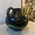 Black 1930s Art Deco Air Brushed Black and Yellow Ceramic Italian Jug by Icap For Sale - Image 8 of 8