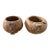 Set of Monumental Mid-20th Century Teak Burl Wood Bowls, Hand-Carved For Sale