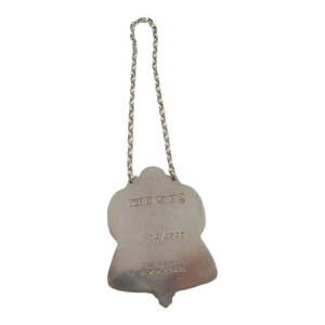 Elizabeth II Sterling Silver Jubilee Sterling Decanter Label | Sheffield 1977