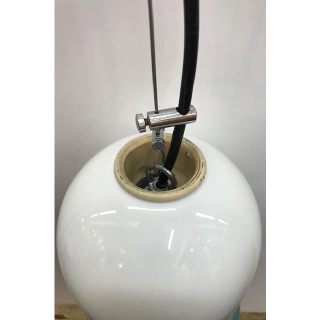 Modern Pair of Murano Italy Glass Dome Top Pendant Lights by Lighting Company I3 For Sale - Image 3 of 9