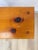 Handmade Rustic Pine Side Table Shelf Dowel Joints Vintage Farmhouse Dated 1930s For Sale - Image 10 of 11