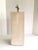 Brass 1970s Travertine Marble and Brass Column Table Lamp For Sale - Image 8 of 12