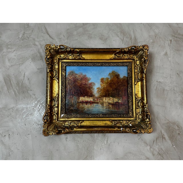 Leopold Ziller, Landscape, 1920s-1940s, Oil on Canvas For Sale - Image 6 of 17
