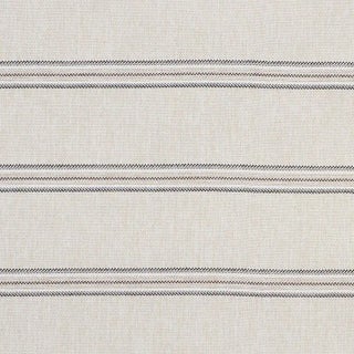 Schumacher Garden Stripe Indoor & Outdoor Fabric in Stone For Sale