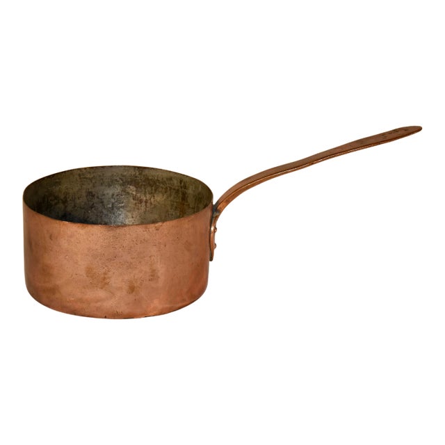 19th Century French Copper Pot For Sale