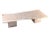 2010s Rustic White Wooden Coffee Table For Sale - Image 5 of 5