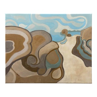 “Tide Pool” Oil on Linen by Nancy M. Vignola - For Sale