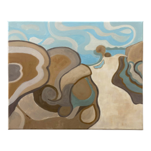 “Tide Pool” Oil on Linen by Nancy M. Vignola -