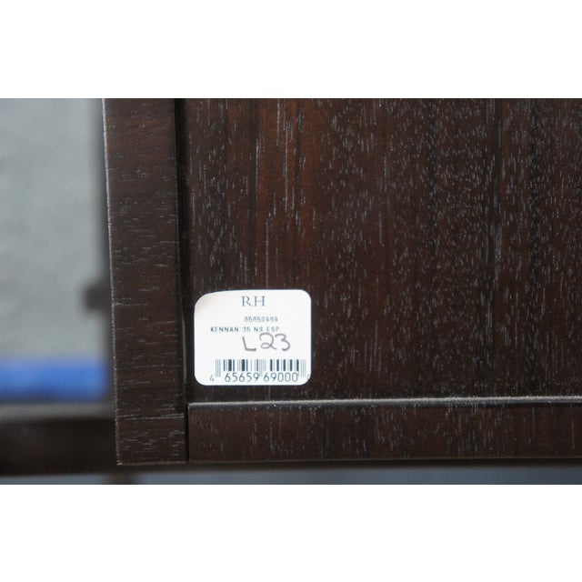 Restoration Hardware Kennan Quartersawn Paldao Bedside Table Nightstand For Sale - Image 9 of 11