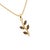 Embrace warm, earthy elegance with this delicate botanical leaf pendant. Crafted to mimic a graceful vine branch, this...