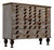 Antique 45-Drawer Industrial Hardware Cabinet on Cast Iron Legs For Sale
