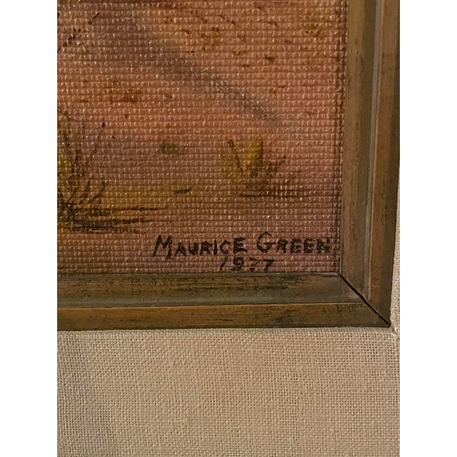 Provenance & Description: Presenting a premier, large-scale original 1977 oil painting titled "Twin Buttes" by listed...