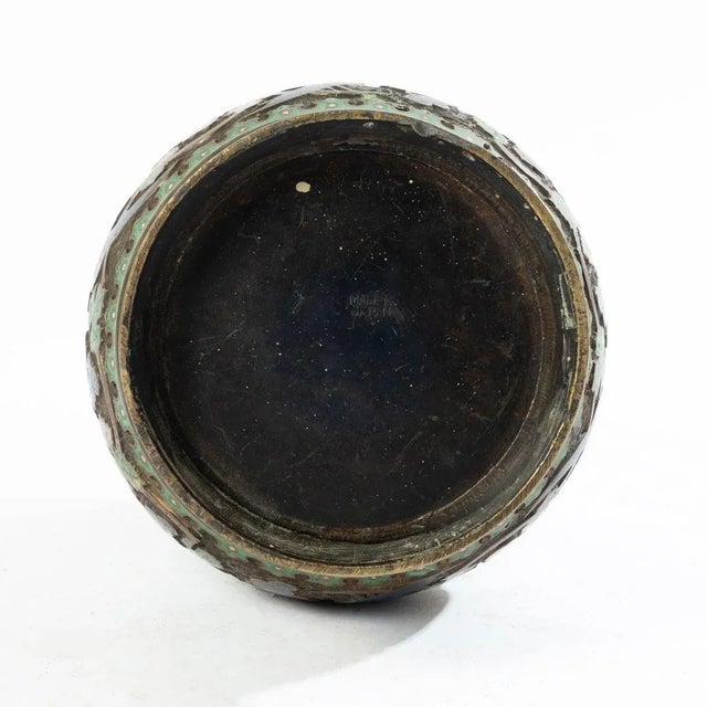 Japanese Early 20th Century Champleve Vase For Sale - Image 3 of 10