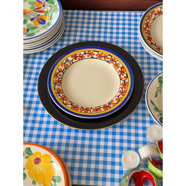 Art Deco 1930’s Ditmar Urbach Decorative Plates - Set of 5 For Sale - Image 3 of 9