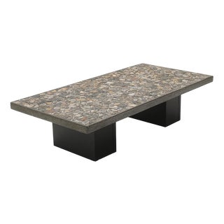 Vintage Dutch Brutalist Stone Coffee Table, 1970s For Sale