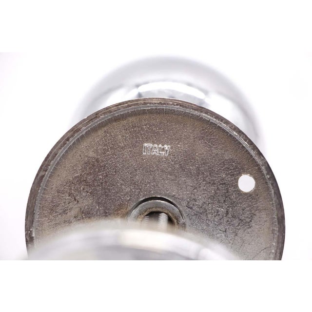 Metal Set of 4 Vintage Modern Chrome Ball Shaped Round Door Knob Sets For Sale - Image 7 of 8