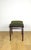Art Deco Green Olive Bouclé Stool, 1970s For Sale - Image 4 of 8