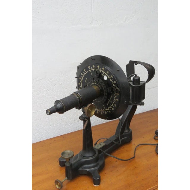 Universal Ophthalmometer Patented 1911 Brass Cast Iron Medical Optical For Sale - Image 13 of 13