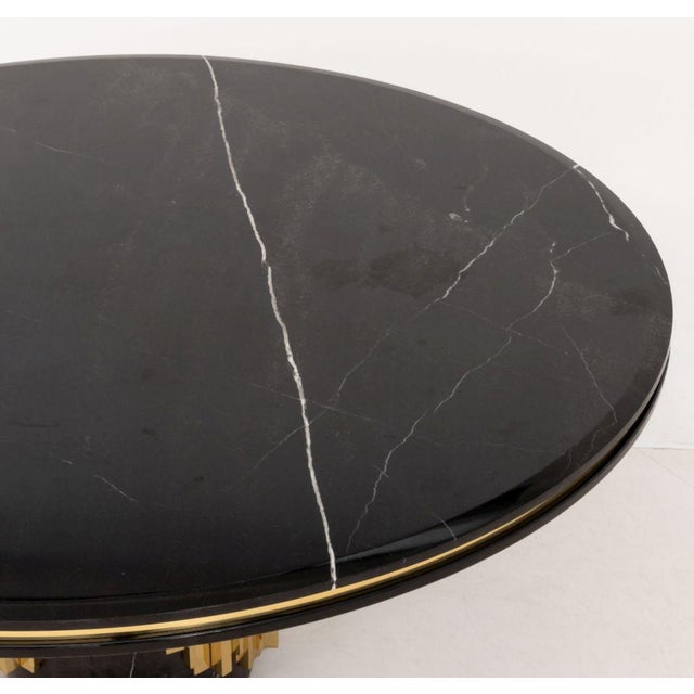 Black Luxxu "Littus" Black Marble Dining Table For Sale - Image 8 of 8