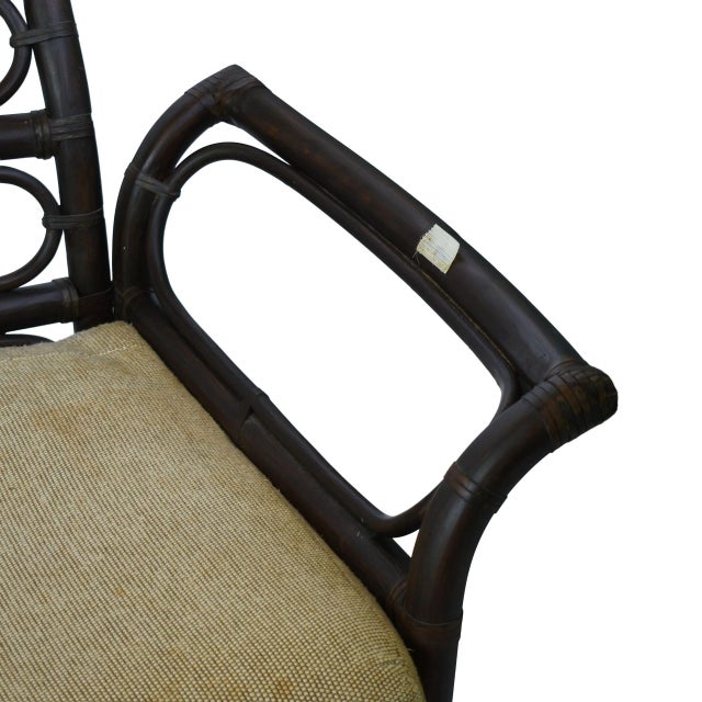 Vintage Rattan Sofa For Sale - Image 4 of 7