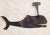 Farmhouse 1940's Whale Sheet Iron Weathervane For Sale - Image 3 of 3