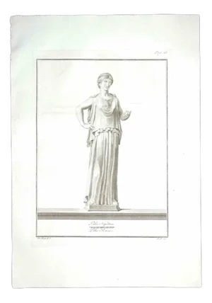 Carlo Nolli, Ancient Roman Statue, Etching, 1700s