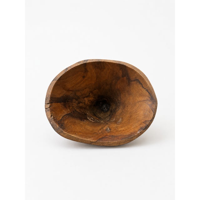 Brutalist Vintage Monoxyle Hardwood Vase by Alexandre Noll, 1970s For Sale - Image 3 of 10