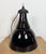 Industrial Bauhaus Pendant Lamp in Black Enamel, 1930s For Sale - Image 13 of 18