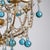 Blue Cage Basket Chandelier with Azure Crystal Drops, 1960s For Sale - Image 8 of 9