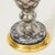 Traditional Gray Mercury Glass and Gilt Table Lamp For Sale - Image 3 of 9