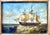 Mid-Century Maritime Oil Painting by B. James For Sale - Image 4 of 16